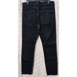 Everlane Jeans Mens 32X30 Slim Black Tapered Leg Short Stretch Denim Grunge Rock